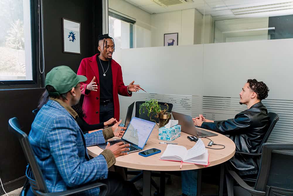 team member discussion