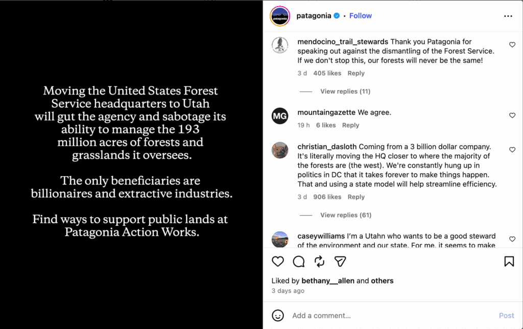 Moving the United States Forest Service headquarters to Utah