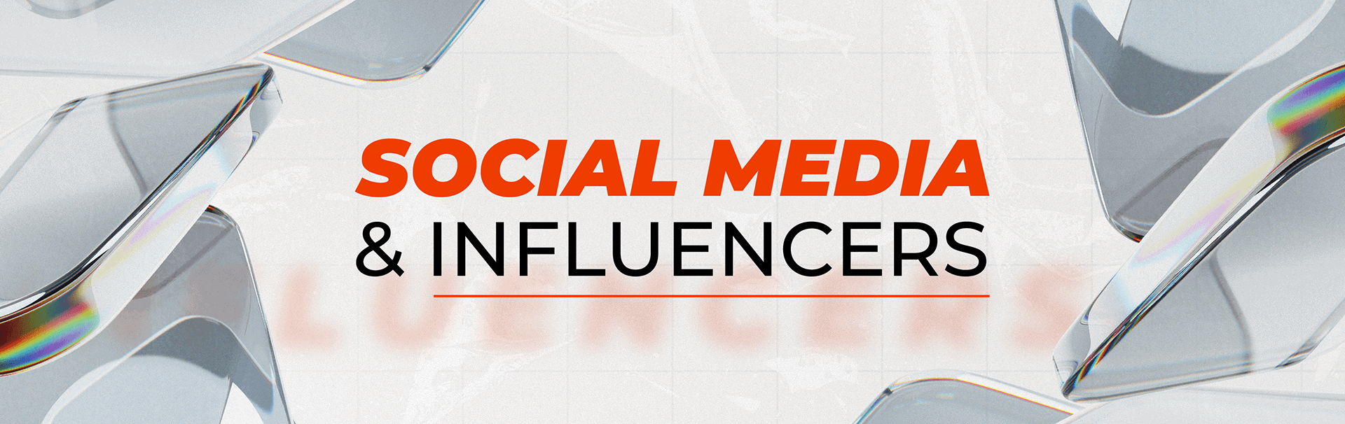 social media & influencer banner