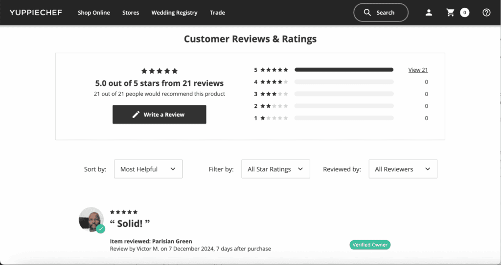 yuppiee chef reviews